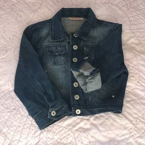 Crop jean jacket